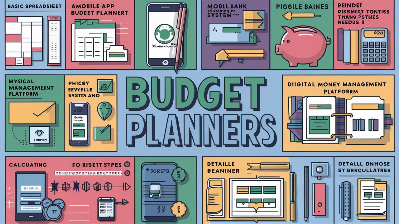 Budget planners to manage personal finances 